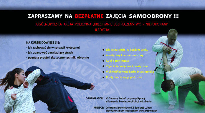 “NIEPOKONANI” – bezpłatny kurs samoobrony…