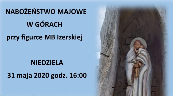 Nabożeństwo majowe w górach