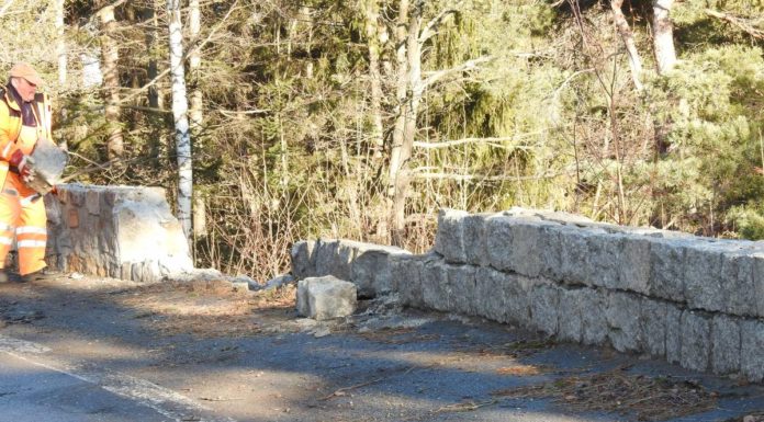 Zakręt Śmierci – uszkodzony mur oporowy – co się stało?